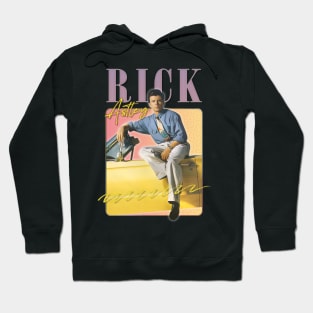 Rick Astley -- 80s Vibin' Aesthetic Design Hoodie